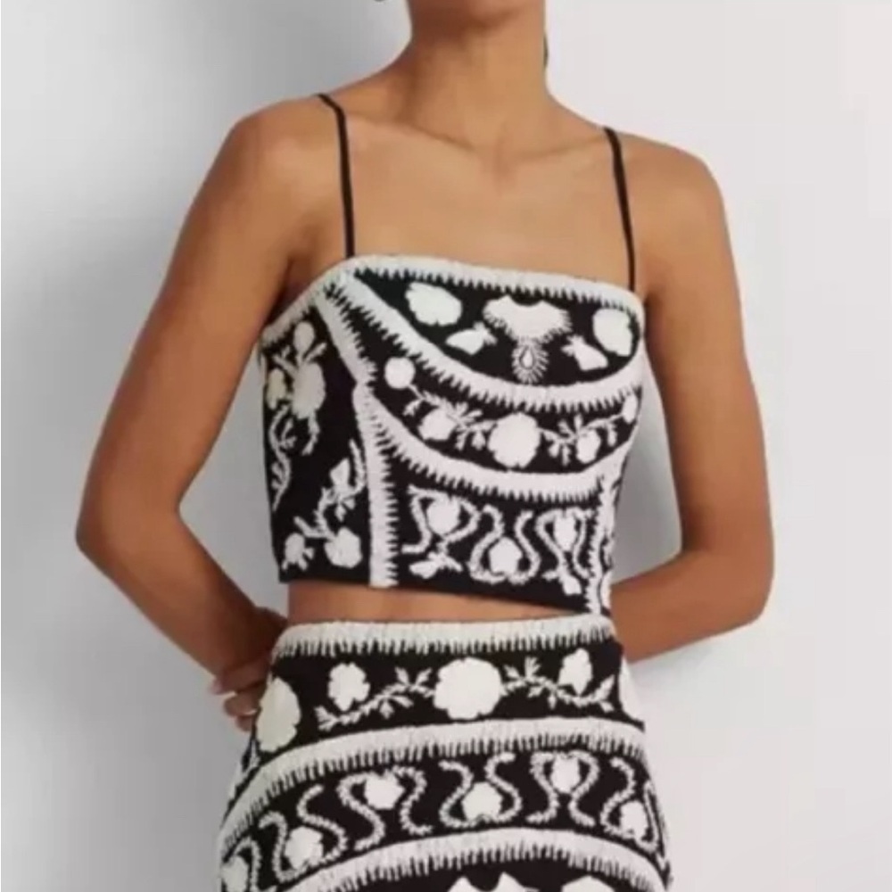 NWT Lauren Ralph Lauren Dress 16 Black Label 2 Pc Embroidered Tomato Girl LBD
